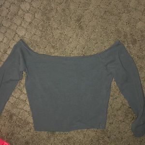 Hollister off shoulder crop top